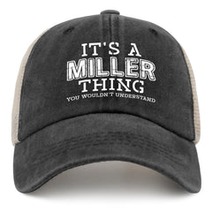 Beafoliya Miller Thing trucker hat side profile for breathable outdoor adventures