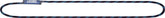Beal Jammy Rope Sling 50 cm front view highlighting grip on rope