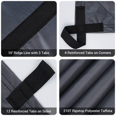 Bearhard 210t ripstop fabric demonstrates durability and UV resistance for extended outdoor use.