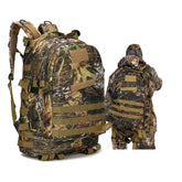 BEAUTI4U hunting-backpack camo blend enhances concealment for stealthy hunts.