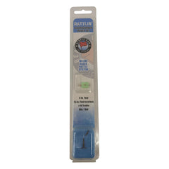Beaver Dam ice leader with fluorocarbon and glass rattle chamber for enhanced bite under ice