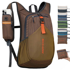 BECOJADDE 15L folded backpack ready for compact travel