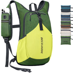 BECOJADDE 20L backpack strap-pocket design enables quick phone access on hikes.