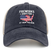 BEIXBE Fireworks Director hat front view for stylish everyday wear.