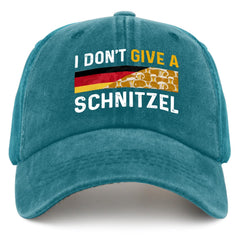 BEIXBE I Don't Give A Schnitzel hat front view for casual Oktoberfest vibes