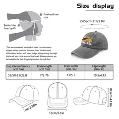 BEIXBE I Don't Give A Schnitzel hat mesh feature emphasizes sweat-wicking for outdoor events