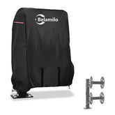 Belamilo waterproof double welding lead reel cover in full view protects reels from elements