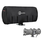 Belamilo waterproof welding lead reel cover front view protects reels from sun and rain