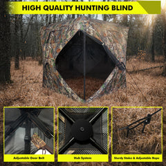 BELKIDZ Hunting Blind pop-up setup makes field deployment quick and solo-friendly.