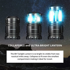 Bell+Howell Taclight Lantern Pro side view shows compact collapsible design.