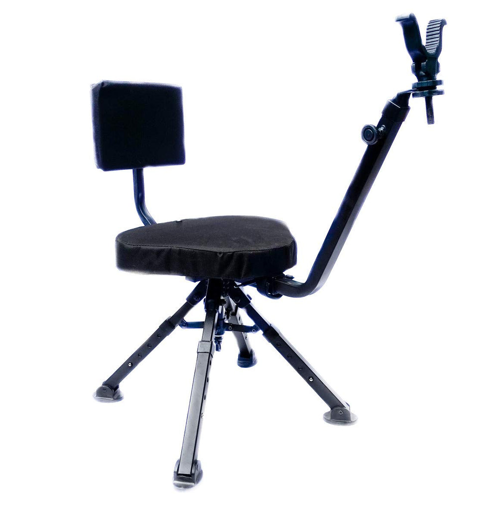 BenchMaster BMGBSC2 ground blind chair with cushioned seat for all-day comfort.