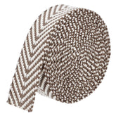 BENECREAT 5 yards polycotton webbing with olive arrow pattern for durable tote handles.