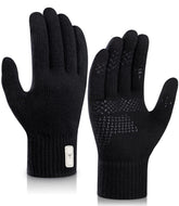 Benirap winter gloves knit interior with brushed lining for warmth and comfort