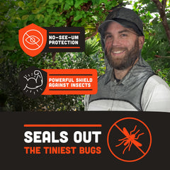Under-arm strap and drawstring cord on UltraNet Head Net