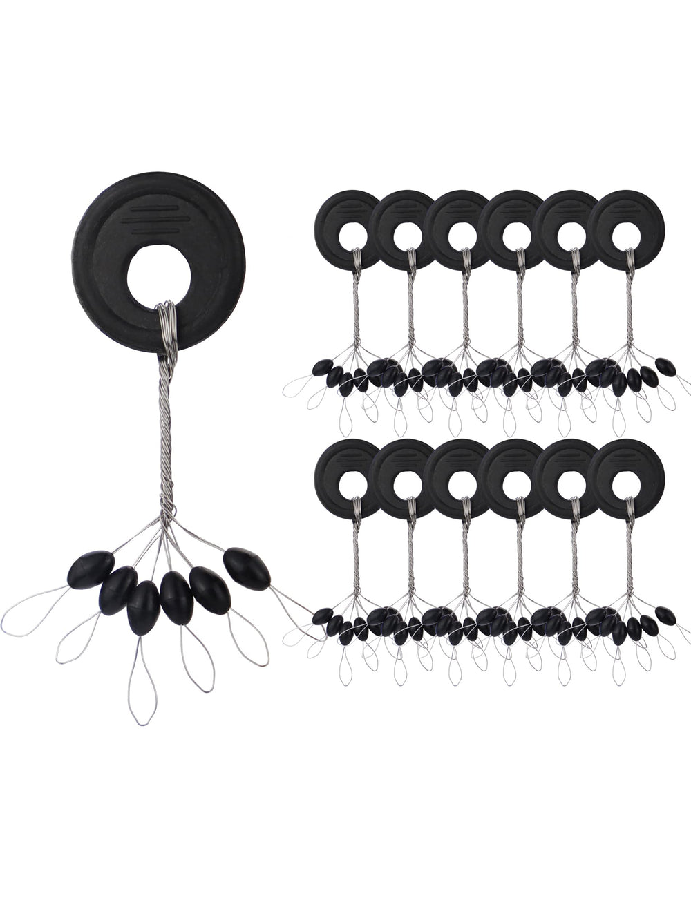 Beoccudo bobber stops package showing 600pcs weight stoppers