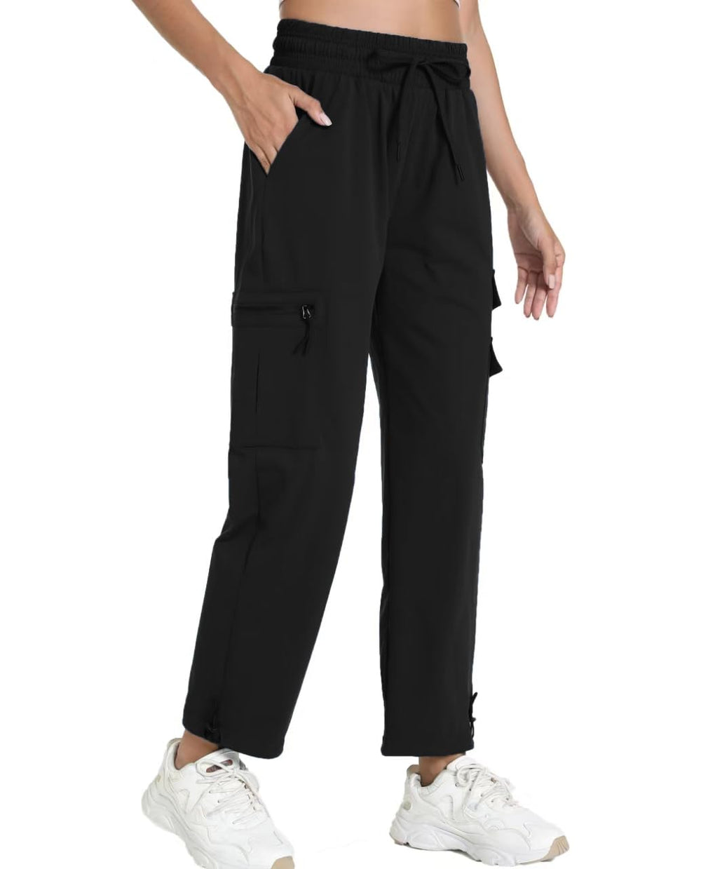 Bepopotan Quick Dry pants front view for hiking-ready comfort and practical cargo storage.