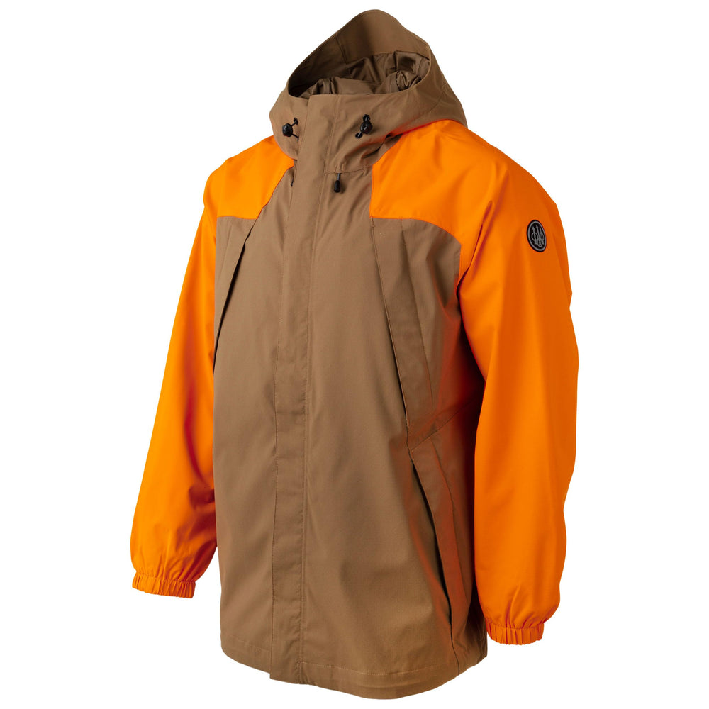 Beretta Covey 2L Field Jacket front view shows rugged hunting silhouette with all-weather protection.