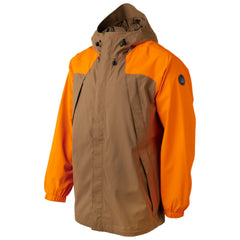 Beretta Covey 2L field jacket front view highlighting waterproof protection for outdoor hunts.