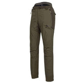 Beretta Women's Tri-Active EVO pant front view in moss-bark for all-day comfort