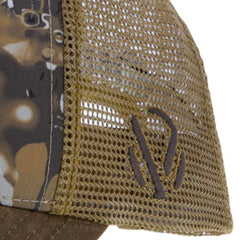 Nylon mesh back and camo crown detail on Avayde hat