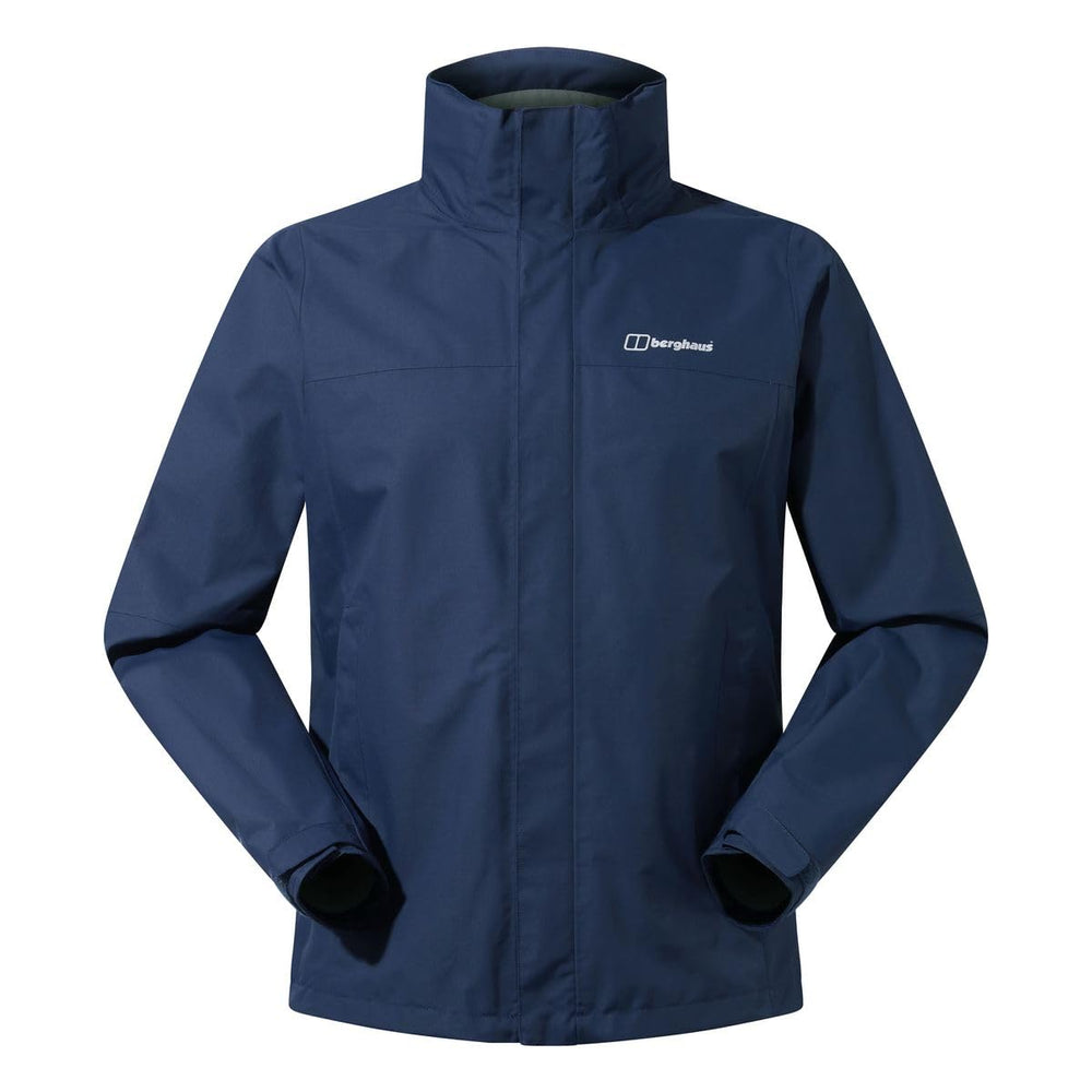Berghaus RG Alpha 2.0 jacket front view shows Hydroshell protection for wet day adventures.