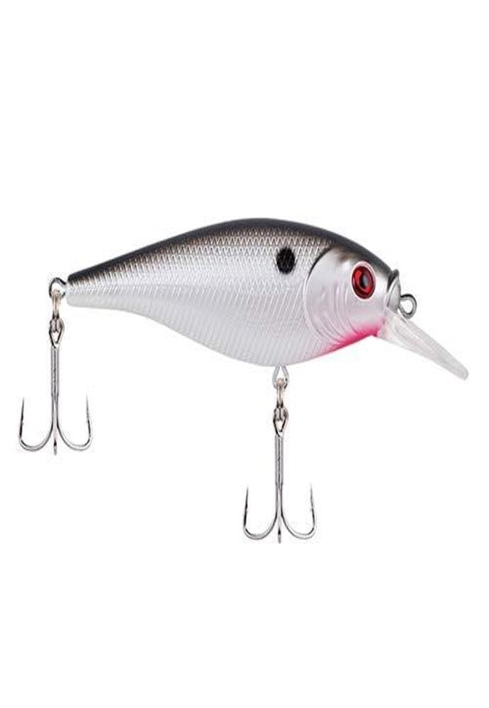 Berkley Flicker Shad shallow pearl white lure for casting, mimicking shad to attract predatory fish