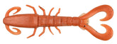 Berkley Gulp! Mantis Shrimp New Penny 3in close-up shows lifelike texture for saltwater fishing.