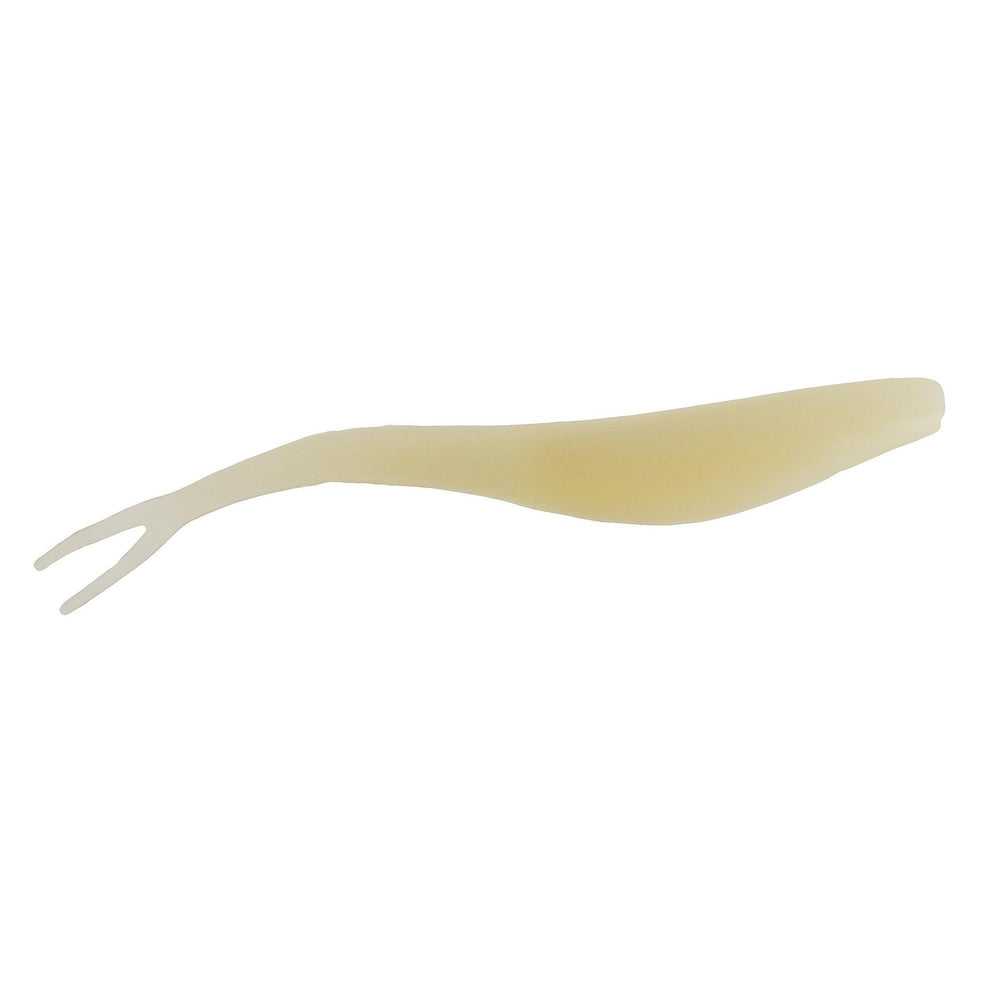 Berkley Gulp! Saltwater Jerk Shad Glow 5in attracts suspending fish in low light.