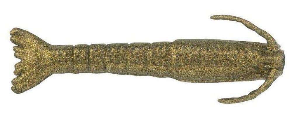 Berkley Gulp! saltwater shrimp bait ready for action with strong scent attraction.