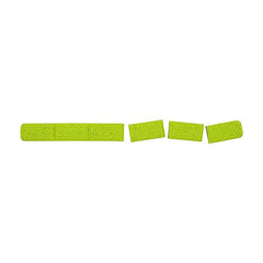 Berkley Gulp! Surf Bytes Strips chartreuse shown as reusable bait for extended sessions.