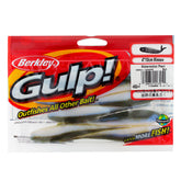 Berkley Gulp Watermelon Pearl 4in bait with lifelike scent dispersion.