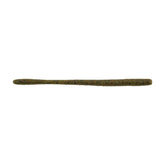 Berkley PowerBait MaxScent D-Worm Watermelon Red close-up highlighting realistic texture and scent.