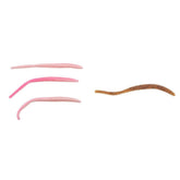 Berkley PowerBait Power Floating Trout Worms Pink Shad 3 inch, 15 count – front view