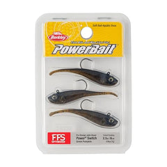 Pre-rigged Berkley PowerBait Power Switch with Fusion19 hook for quick, ready-to-fish setup.