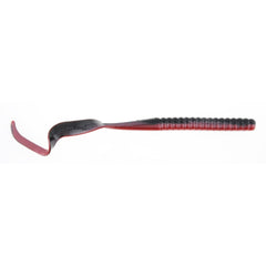 Berkley PowerBait Power Worm 10in Red Shad lure with scent and ribbontail action