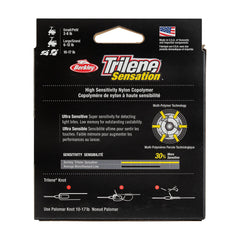Close-up Berkley Trilene Sensation Clear 4lb mono line