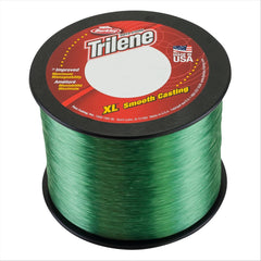 Berkley Trilene XL low-vis green spool for stealthy freshwater fishing.