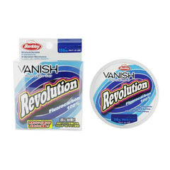 Berkley Vanish Revolution clear fluorocarbon line visible on reel