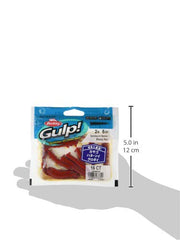 Pack of 16 Berkley Sandworm lures in Bloody Red