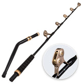 BERRYPRO Bent butt roller guide rod highlights heavy-duty build for offshore trolling.