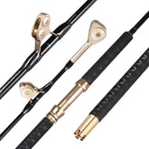 BERRYPRO bent-straight butt trolling rod featuring roller guides for smooth offshore control
