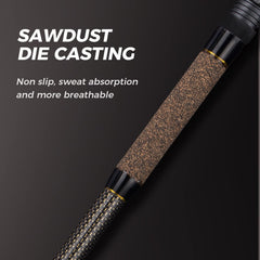 Berrypro surf rod 12ft 2-piece graphite spinning rod