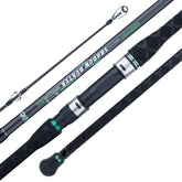 BERRYPRO surf spinning rod front view highlighting IM8 carbon blank sensitivity