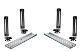 Bert's Custom Tackle MF5000 track installation for versatile boat mounting.