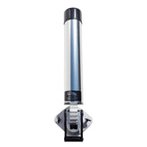 Bert's Custom Tackle rod holder ratchet in buff brite finish for secure one-handed hook sets.