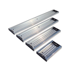 Bert's Track detail shows aircraft-grade aluminum with hard-anodized durable finish