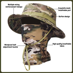 Besforta adjustable drawstring keeps the hat secure in windy conditions.