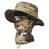 Besforta camo boonie hat with wide brim for sun protection during outdoor activities.