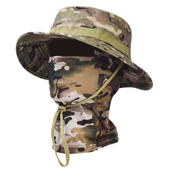 Besforta camo boonie hat with wide brim for sun protection during outdoor activities.