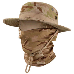 Besforta camo boonie hat with wide brim for sun protection